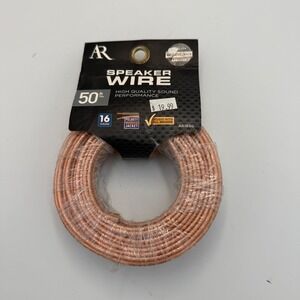 Acoustic Research AR1650 Speaker Wire 50ft 16 Gauge High Performance